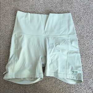 Gymshark Light Green High Waist Women's Shorts